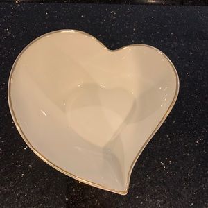Heart shaped Lenox bowl/candy dish